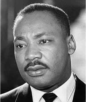 Picture of Dr. Martin Luther King. 