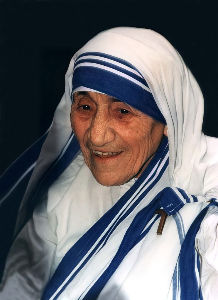Picture of Mother Teresa.